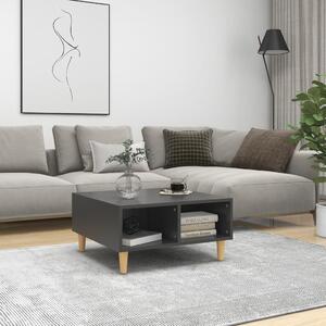 Soffbord grå 60x60x30 cm konstruerat trä