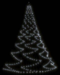 Hängande julgran med metallkrok 260 LED kallvit 3 m inne/ute