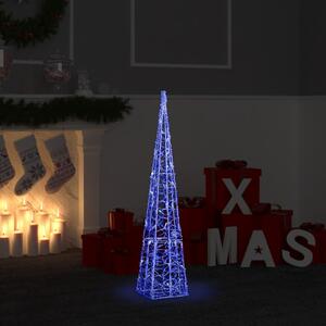 Ljuskon LED akryl blå 90 cm