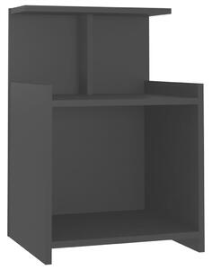 Sängbord svart 40x35x60 cm konstruerat trä