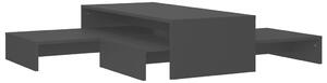 Satsbord svart 100x100x26,5 cm konstruerat trä