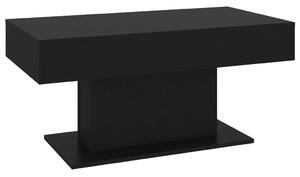 Soffbord svart 96x50x45 cm konstruerat trä