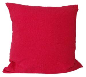 1-pack Kuddfodral i rött 50x50 Stentvättat