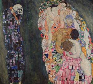 Klimt, Gustav - Konsttryck Death and Life, (40 x 35 cm)