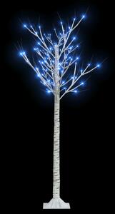 Plastgran 140 LED 1,5 m pil blått ljus inomhus/utomhus