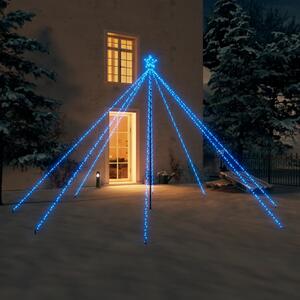 Julgransbelysning inomhus/utomhus 576 LED blå 3,6 m