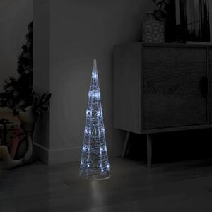 Ljuskon LED pyramid akryl kallvit 60 cm