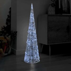 Ljuskon LED pyramid akryl kallvit 120 cm