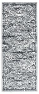 Gångmatta grå orientalisk BCF 80x200 cm