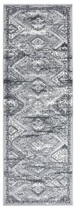 Gångmatta grå orientalisk BCF 80x250 cm