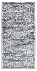 Gångmatta grå orientalisk BCF 100x200 cm