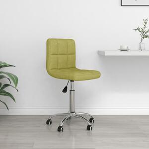 Snurrbar kontorsstol grön tyg