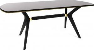 Ikon matbord 180 x 90 cm - Brun/svart/guld - Övriga matbord, Matbord, Bord