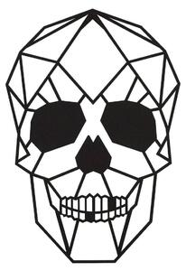 Homemania Väggdekoration Skull 35x50 cm svart stål