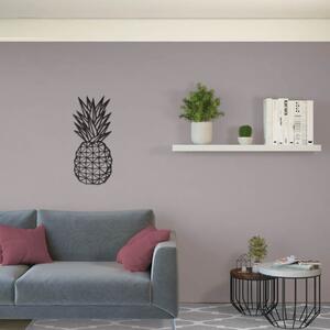 Homemania Väggdekoration Pineapple 22x55 cm svart stål