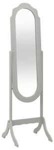Fristående spegel grå 46x48x164 cm