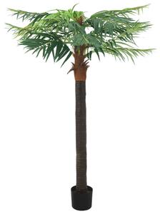 Konstgjord kanariepalm i kruka 215 cm grön