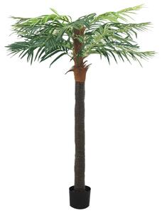 Konstgjord kanariepalm i kruka 215 cm grön