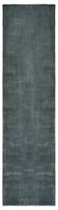 Gångmatta tvättbar vikbar grå 100x400 cm polyester