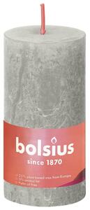 Bolsius Blockljus Shine 8-pack 100x50 mm sandgrå