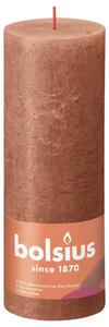 Bolsius Rustika blockljus 4-pack 190x68 mm rustik rosa