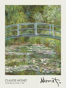 Bildreproduktion The Water Lily Pond (1899), Claude Monet