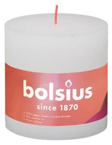 Bolsius Blockljus Shine 3-pack 100x100 mm molnvit