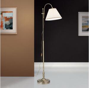 Orion Stl 12-1101/1 - Golvlampa TONIA 1xE27/60W/230V 183 cm vit/brons