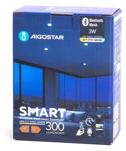 Aigostar - Dimbar infälld LED belysning/3W/230V 2700-6500K vit