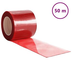 Köldridå röd 200x1,6 mm 50 m PVC