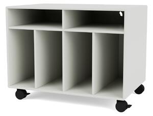 Montana - SPIN I Vinyl Storage, 05-CastorsCR70Black, 09 Nordic - Quickship - TV-bänkar - Peter J. Lassen - Grå - MDF