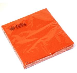 Engångsartiklar till fest, orange, Servetter (25-pack)