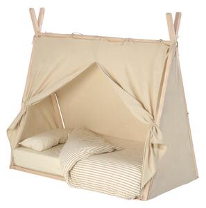 KAVE HOME kapell för Maralis tipi-barnsäng - naturlig bomull (90x190)