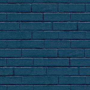 Noordwand Tapet Good Vibes Brick Wall blå