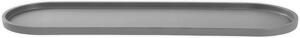 VEGA Tallrik Kanas oval; 53x16.2x1.8 cm (LxBxH); Grå; Oval; 6 Styck / Förpackning