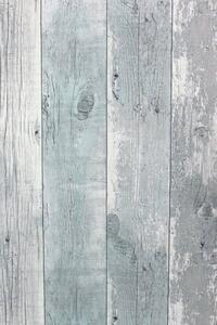 Noordwand Tophic Tapet Wooden Planks grå och blå