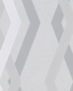 Topchic Tapet Graphic Lines Diamonds grå