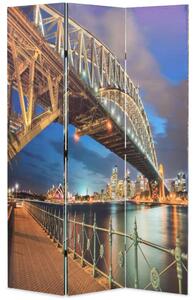 Hopfällbar rumsavdelare Sydney Harbour Bridge 120x170 cm
