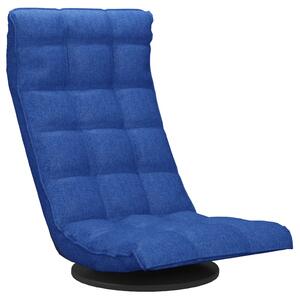 Snurrbar golvstol blå tyg