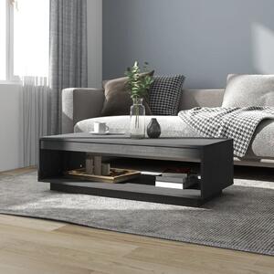 Soffbord grå 110x50x33,5 cm massiv furu