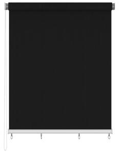 Rullgardin utomhus 220x230 cm svart