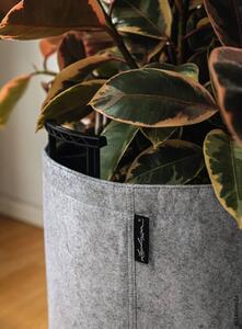 LECHUZA Odlingsenhet TRENDCOVER 32 Felt ALL-IN-ONE ljusgrå