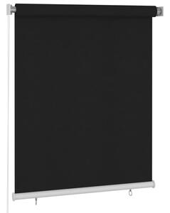 Rullgardin utomhus 120x140 cm svart