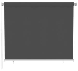 Rullgardin utomhus 180x140 cm svart