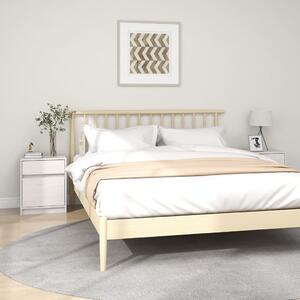 Sängbord 2 st vit 40x31x50 cm massivt furu