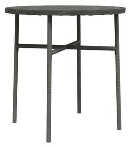 Trädgårdsbord grå 45 cm konstrotting - Grå