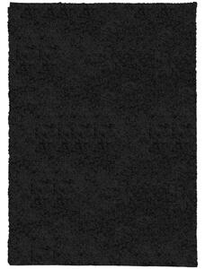Matta långluggad modern svart 200x280 cm