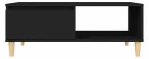 Soffbord svart 90x60x35 cm spånskiva - Svart