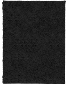 Matta långluggad modern svart 300x400 cm