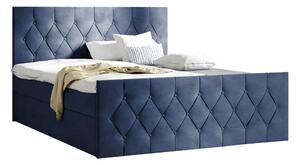 Sängpaket Kontinentalsäng Kanwer 160x200 cm med Förvaring - Blå